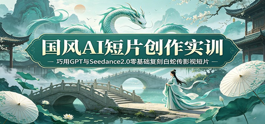 国风AI短片创作实训:巧用GPT与Seedance2.0零基础复刻白蛇传影视短片
