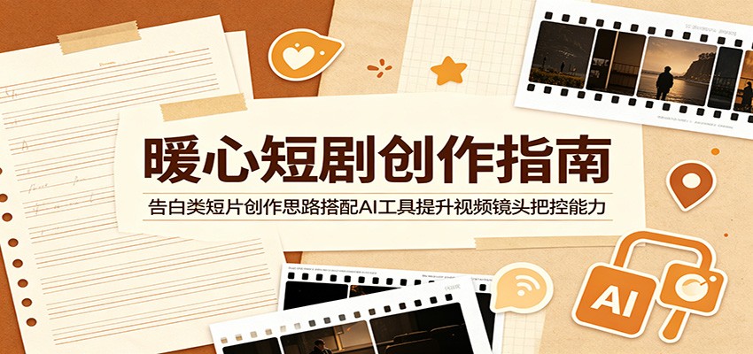 暖心短剧创作指南:告白类短片创作思路搭配AI工具提升视频镜头把控能力