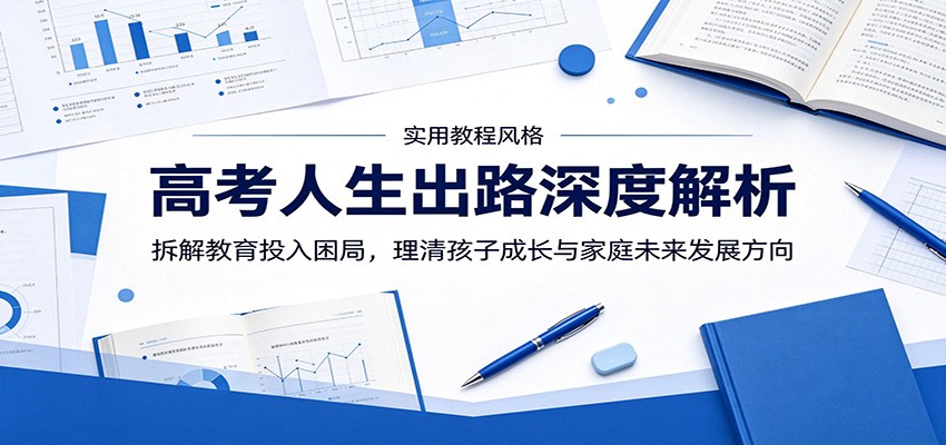 高考人生出路深度解析:拆解教育投入困局,理清孩子成长与家庭未来发展方向
