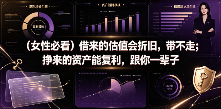 付费文章:借来的估值会折旧,带不走;挣来的资产能复利,跟你一辈子