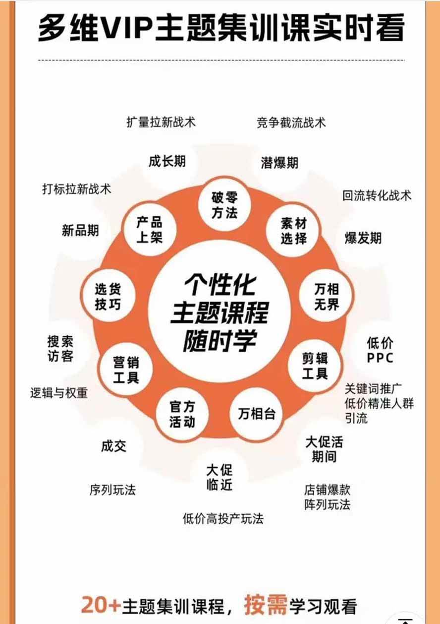 2026淘天开单秘籍PRO实战陪跑课程:全套落地运营玩法,一站式解决淘宝流量低、不出单难题