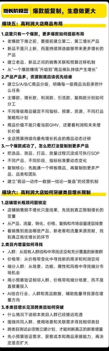 天猫淘宝高利润经营增长班杭州线下课31期8月22-24日,做大销售额做高利润率,三天学透淘宝天猫经营增长