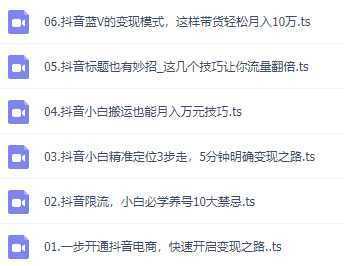 抖音酷炫玩法实战技巧，小白搬运月入万元技巧，蓝V变现模式带货轻松月入10万