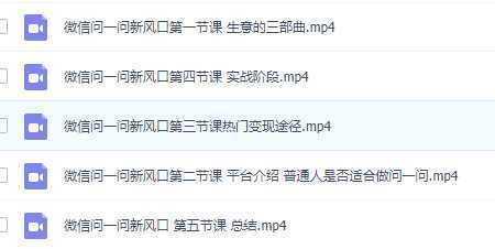 全网首发微信问一问新风口变现项目