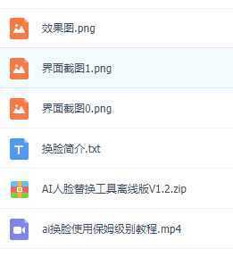 AI换脸替换工具离线版V1.2+保姆级视频教程
