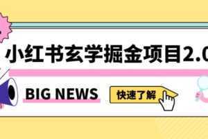 小红书玄学掘金项目,值得常驻的蓝海项目,日入3000+附带引流方法以及渠道【揭秘】