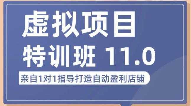 陆明明·虚拟项目特训班，0成本获取虚拟素材，0基础打造自动盈利店铺