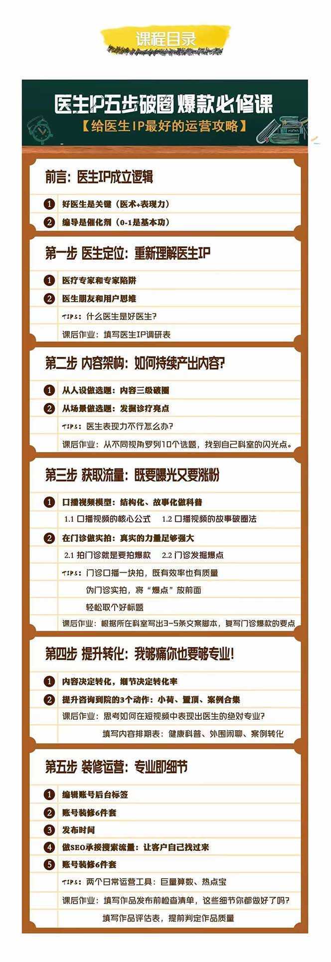 医生IP·5步破圈：黄V医生IP百万爆款从0到1的必修课 学习内容运营的底层…
