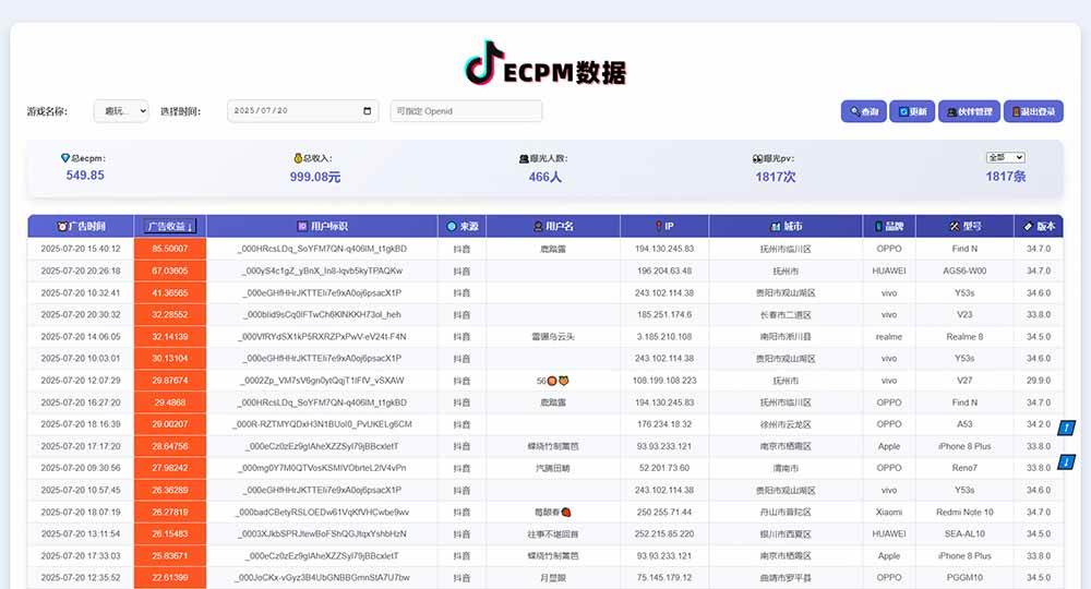 抖音小游戏，日赚2000＋2025最火赛道