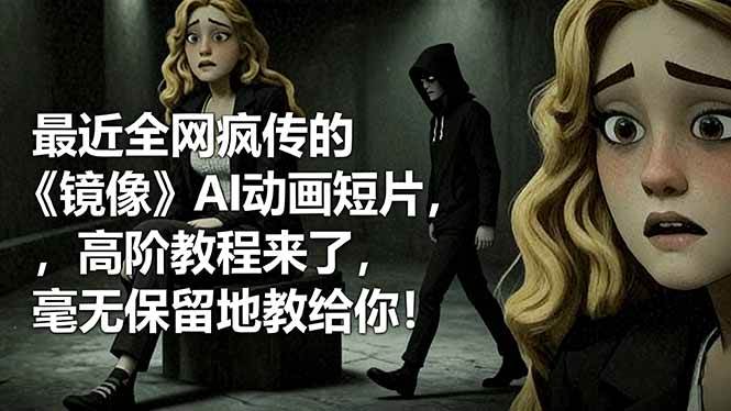 最近全网疯传的《镜像》AI动画短片,高阶教程来了,毫无保留地教给你!