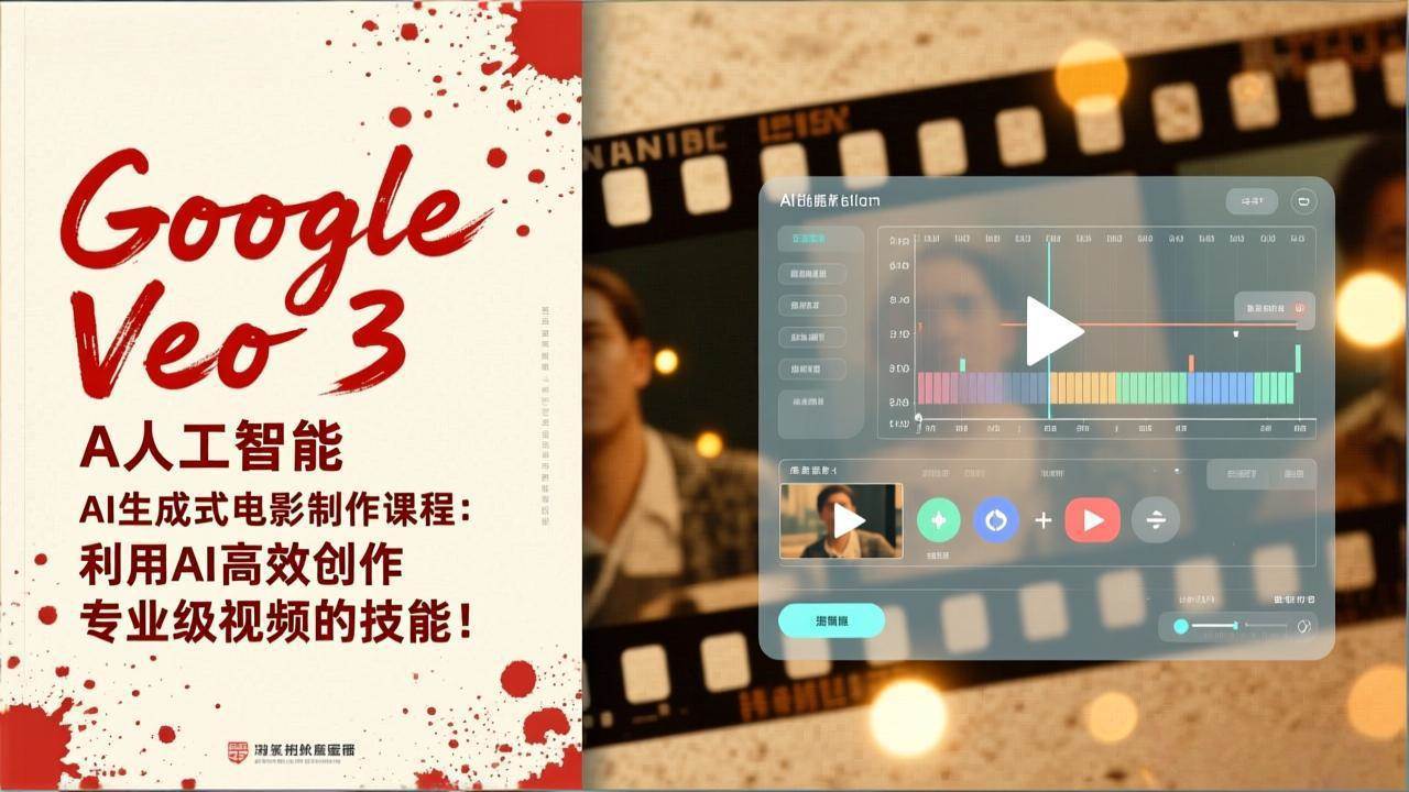 Google Veo 3人工智能AI生成式电影制作课程：利用AI高效创作专业级视频的技能！