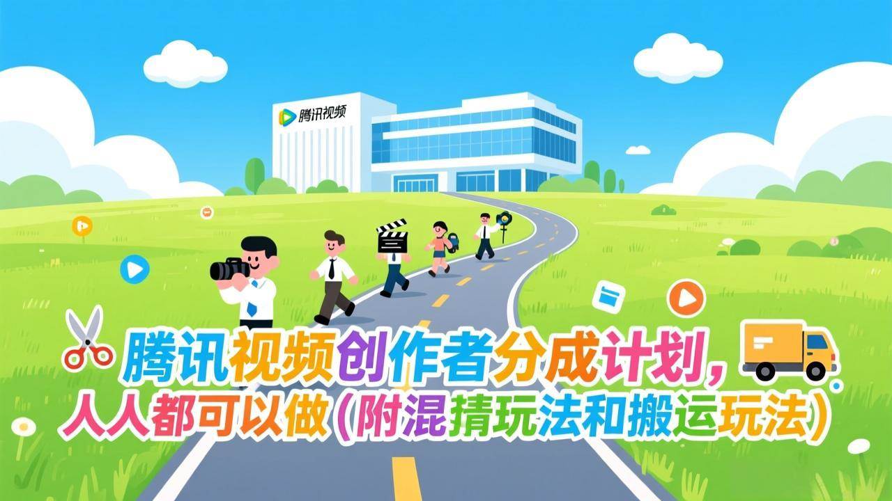 腾讯视频创作者分成计划，人人都可以做