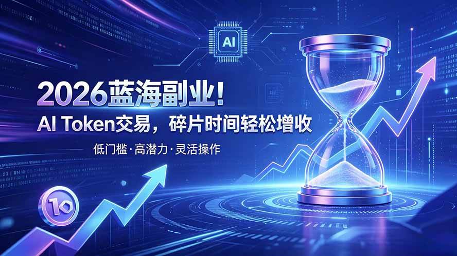 AI Token算力赛道！普通人可入局的数字副业