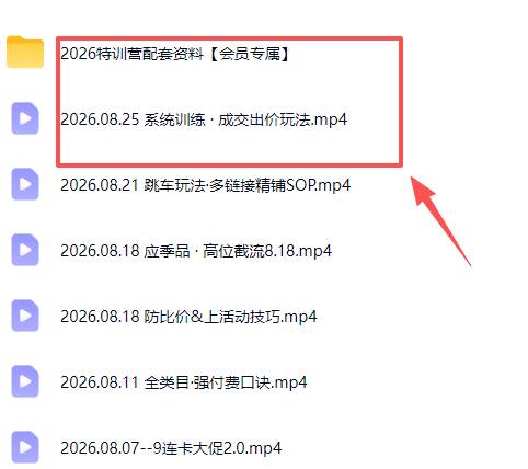 拼多多实战特训营(更新26年0827)：不管是新手入门或老商家冲量，都有实操方法，跟着学，少走弯路