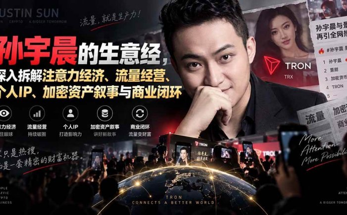 某星球精华文章——孙宇晨的生意经，深入拆解注意力经济、流量经营、个人IP、加密资产叙事与商业闭环