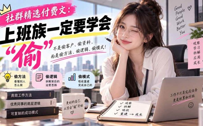 社群精选付费文：上班族一定要学会“偷“