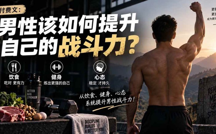 付费文章：男性该如何提升自己的战斗力？